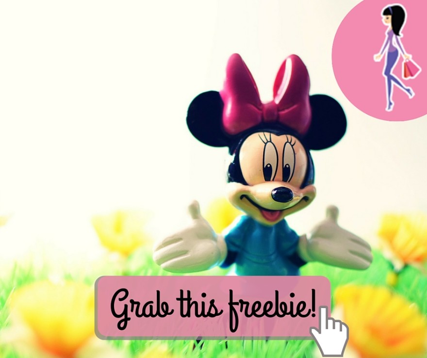 Catchy freebie template disney