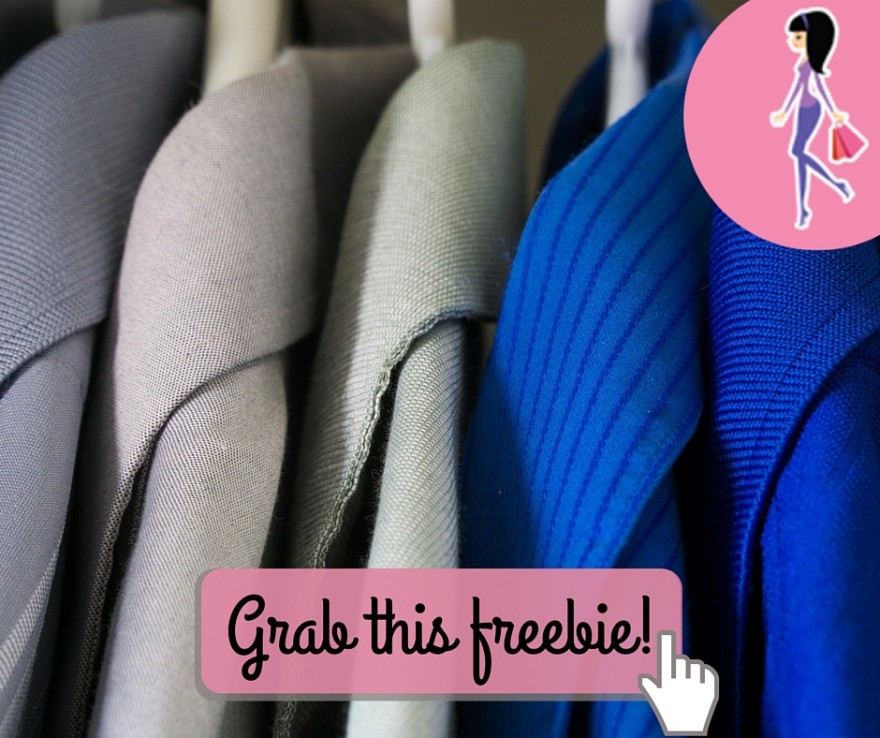 Catchy freebie template closet