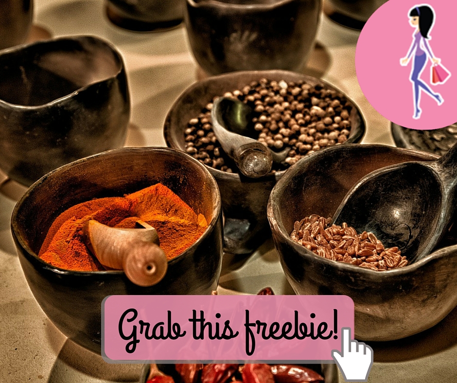 Catchy freebie template spices