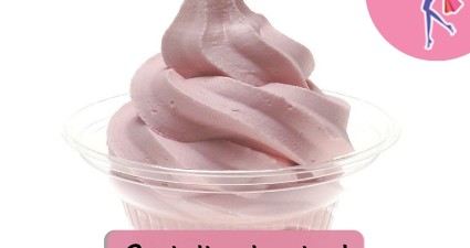 Catchy freebie template yogurt