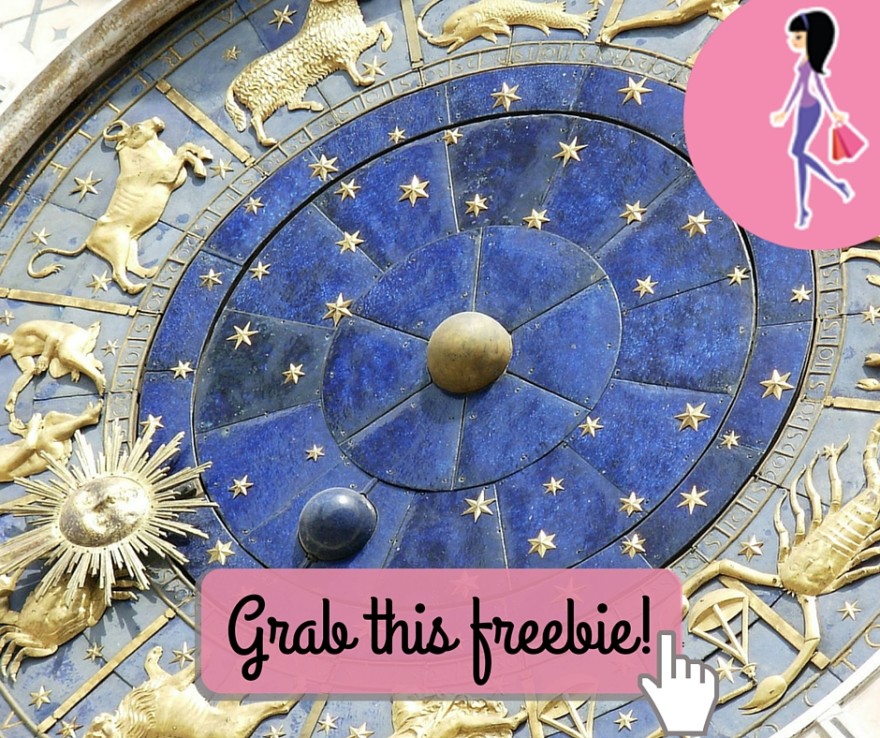 Catchy freebie template astrology