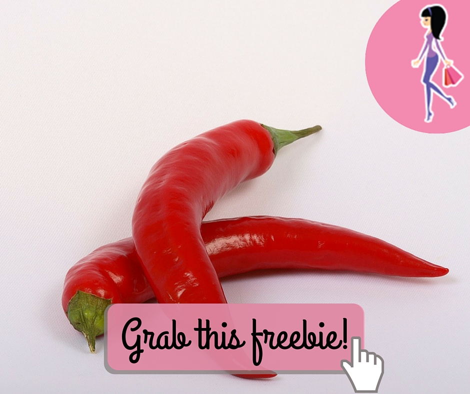 Catchy freebie template hot pepper