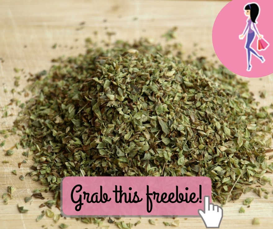 Catchy freebie template oregano