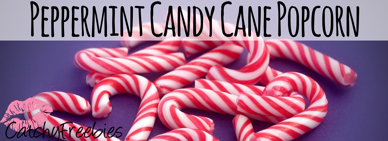 Peppermint Candy Cane Popcorn