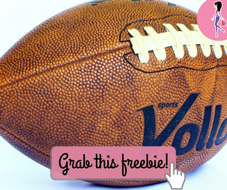 Catchy freebie template football