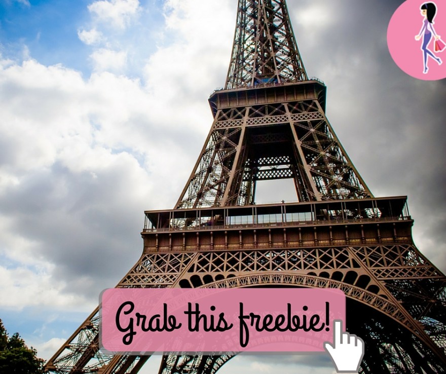 Catchy freebie template paris