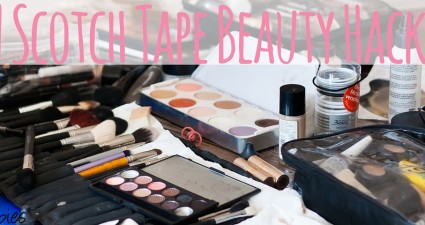 scotch tape beauty hacks catchyfreebies makeup skincare