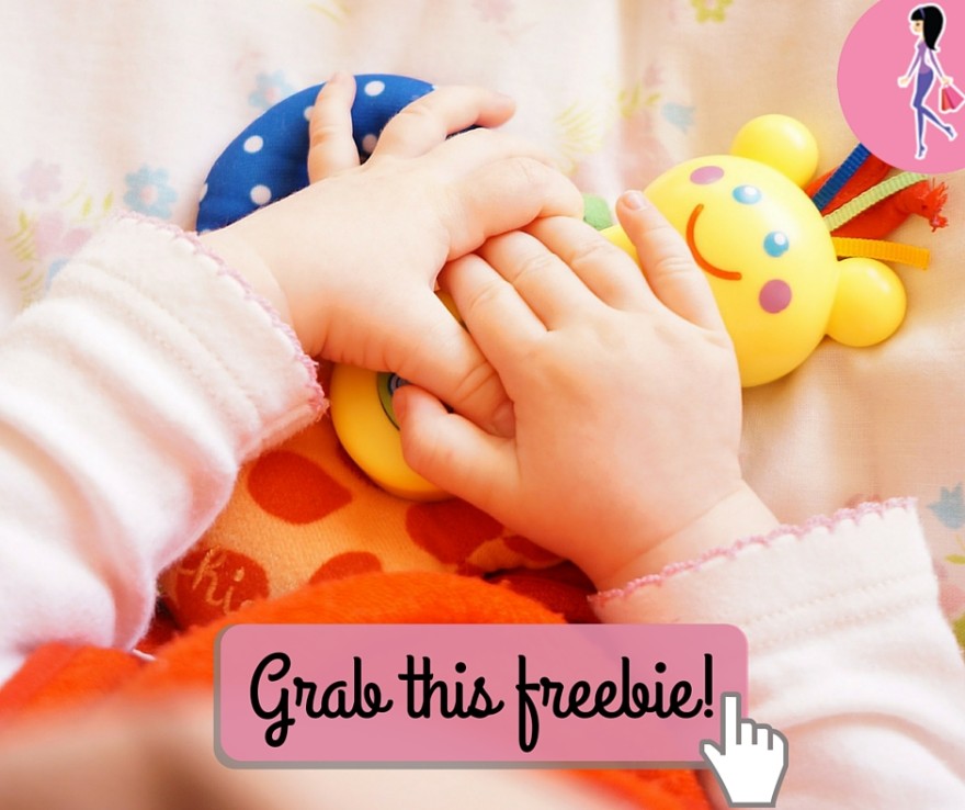 Catchy freebie template toddler