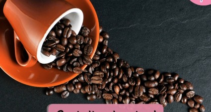 Catchy freebie template coffee beans