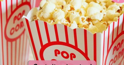 Catchy freebie template movie popcorn