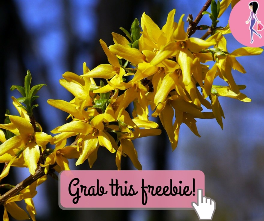 Catchy freebie template yellow