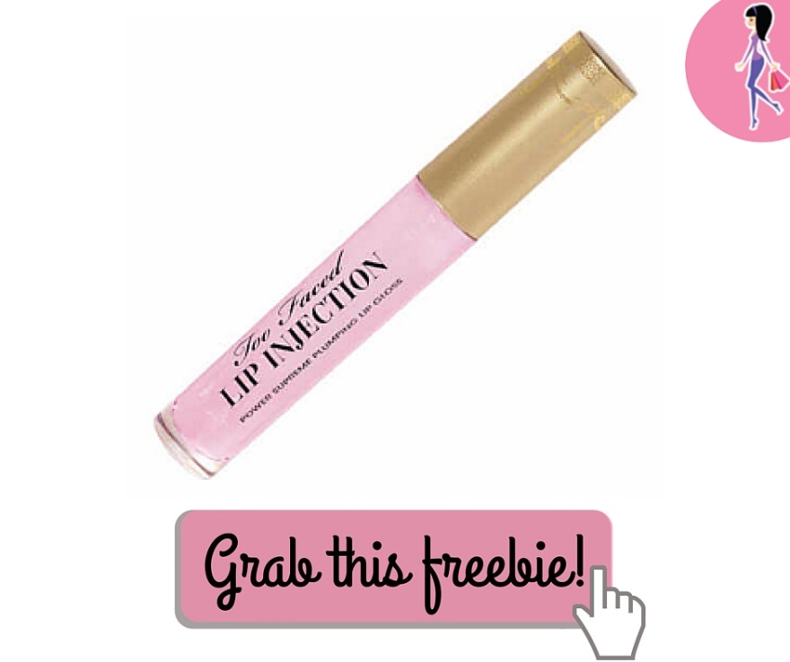 half off too faced lip injection plumping lip gloss discount coupon makeup lipgloss 21days of beauty ulta savings catchyfreebies