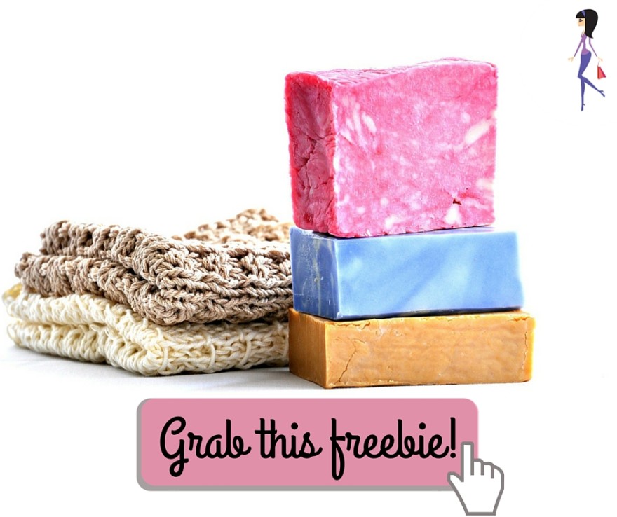 Catchy freebie template bar soap