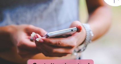 Catchy freebie template cell phone