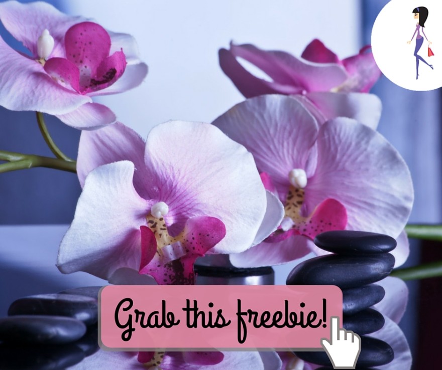 Catchy freebie template orchids