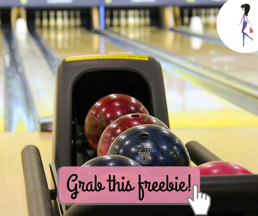 Catchy freebie template bowling