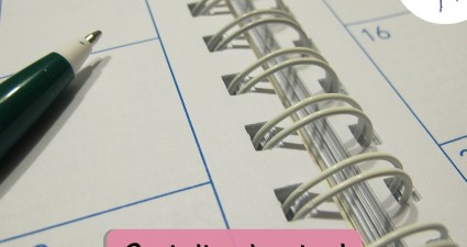 Catchy freebie template calendar