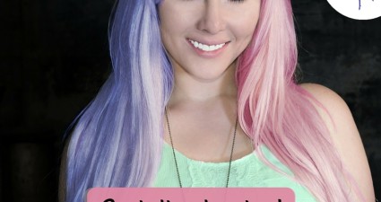 Catchy freebie template hair color
