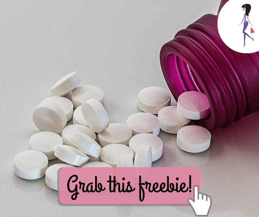 Catchy freebie template pill