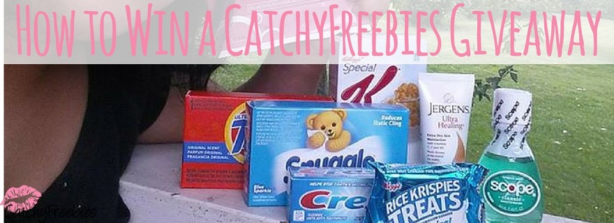 behind the scenes catchyfreebies how to win a giveaway samples