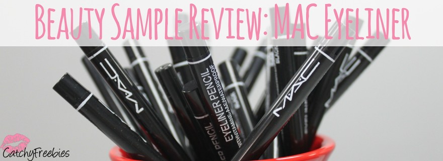 catchyfreebies beauty sample makeup cosmetic review style blogger charmingguru mac eyeliner