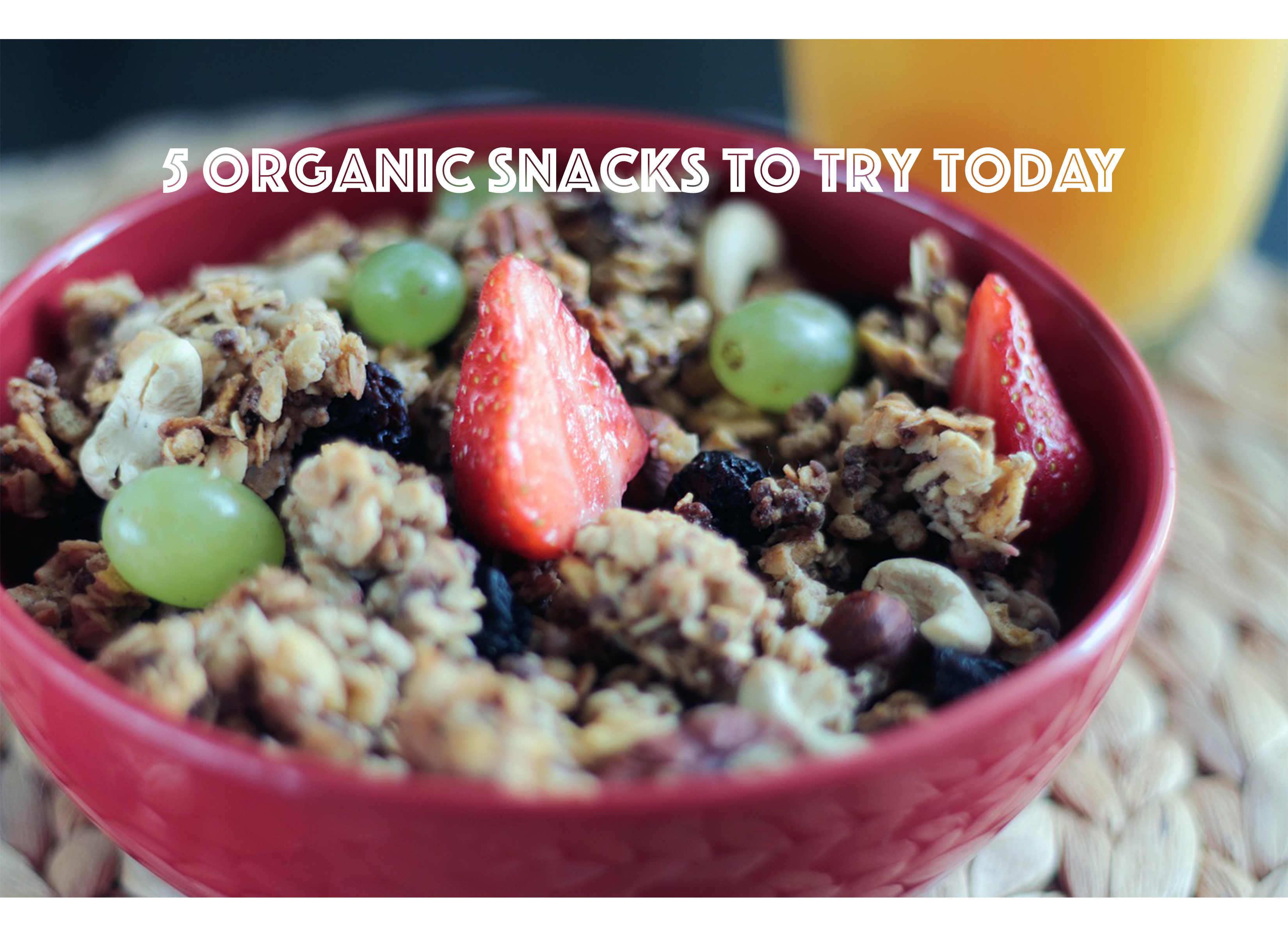 5 Organic Snacks to Try Today